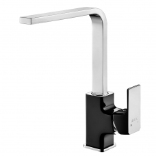 Смеситель для кухни E.C.A. Tiera 103518123EX однорычажный черный хром Смеситель для кухни E.C.A. Tiera 103518123EX однорычажный черный хром